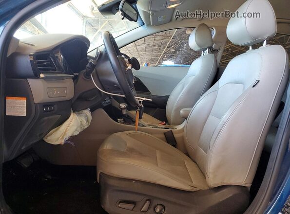 KNDCD3LD7L5444209 2020 KIA NIRO Blue Սալոնի դիմացի տեսք