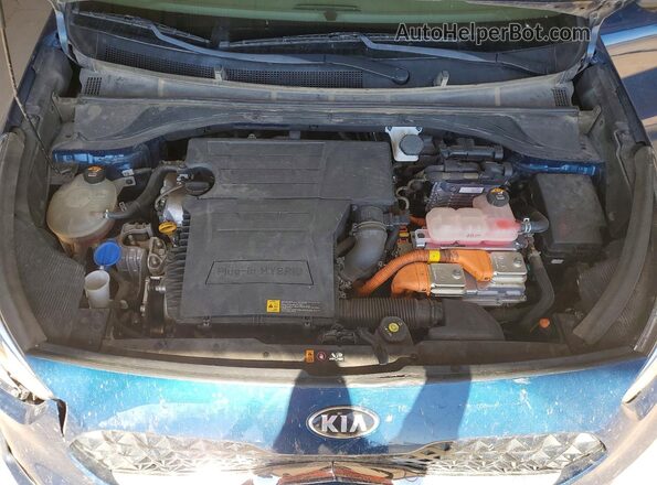 KNDCD3LD7L5444209 2020 KIA NIRO Blue Սալոնի հետևի տեսք