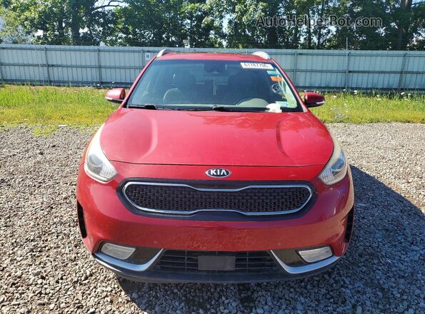 KNDCE3LC1H5041693 2017 KIA NIRO Red Vista frontal