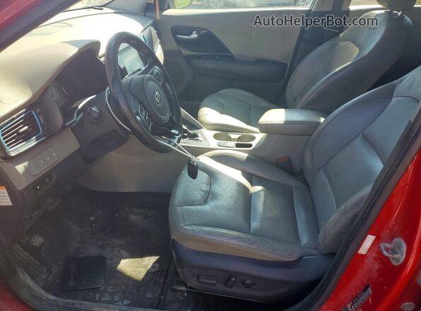 KNDCE3LC1H5041693 2017 KIA NIRO Red Vista interior delantera