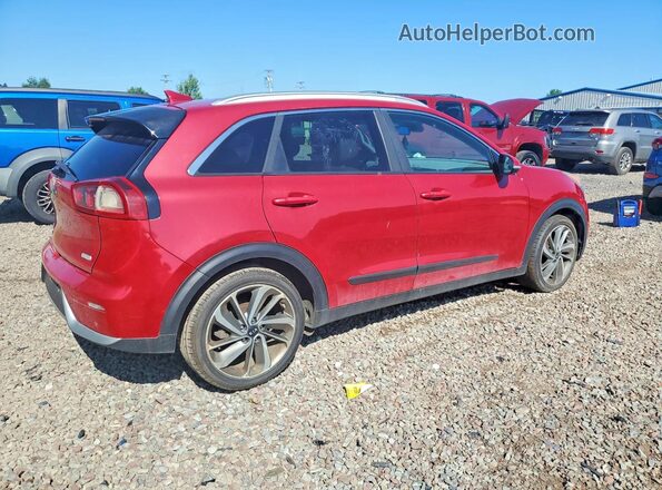 KNDCE3LC1H5041693 2017 KIA NIRO Red Trasero derecho