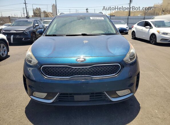KNDCE3LC1H5072779 2017 KIA NIRO Blue წინა ხედი