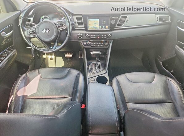 KNDCE3LC1J5130430 2018 KIA NIRO Black Вид панелі приладів