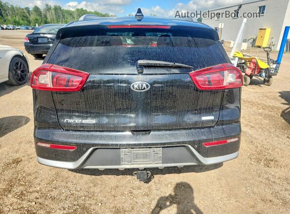 KNDCE3LC1J5130430 2018 KIA NIRO Black Вид ззаду