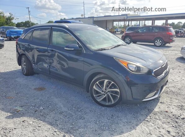 KNDCE3LC3H5048015 2017 KIA NIRO Blue Передня права чверть