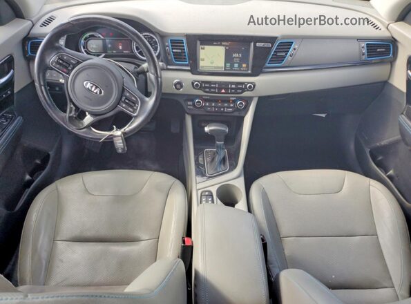 KNDCE3LC3H5048015 2017 KIA NIRO Blue Вид панелі приладів