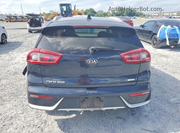 KNDCE3LC3H5048015 2017 KIA NIRO Blue Вид ззаду