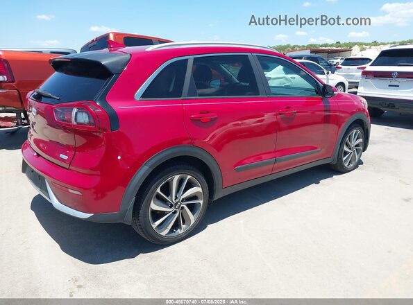 KNDCE3LC3J5117310 2018 KIA NIRO Красный Задняя правая четверть
