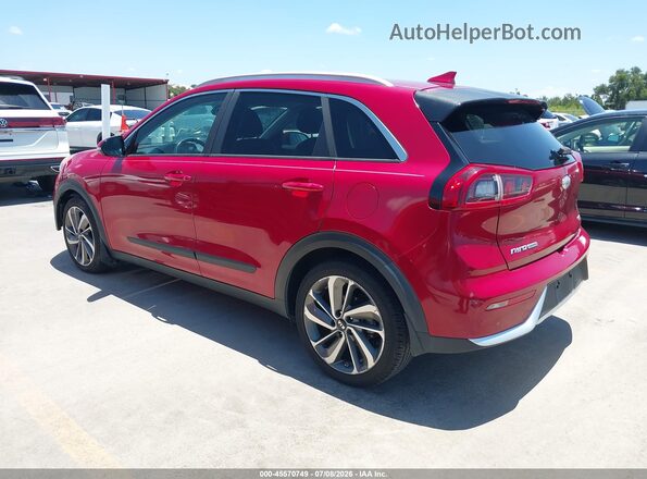 KNDCE3LC3J5117310 2018 KIA NIRO Красный Задняя левая четверть