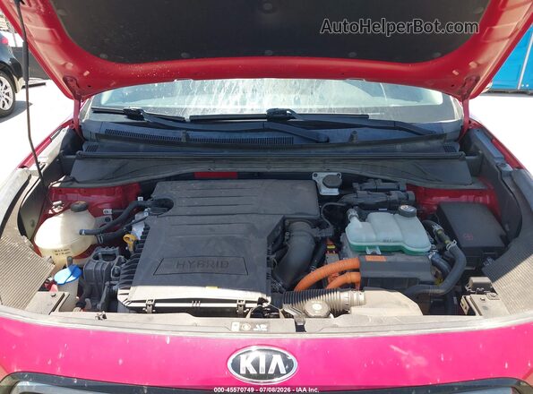 KNDCE3LC3J5117310 2018 KIA NIRO Красный Вид сзади