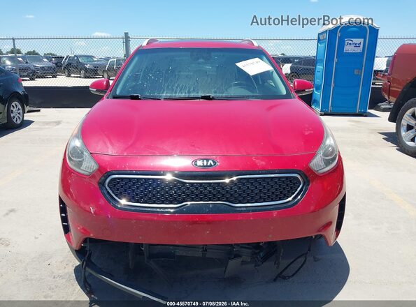 KNDCE3LC3J5117310 2018 KIA NIRO Красный Вид задней части салона