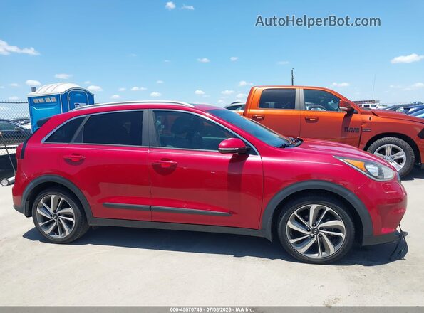KNDCE3LC3J5117310 2018 KIA NIRO Красный Панорамный вид салона 360°