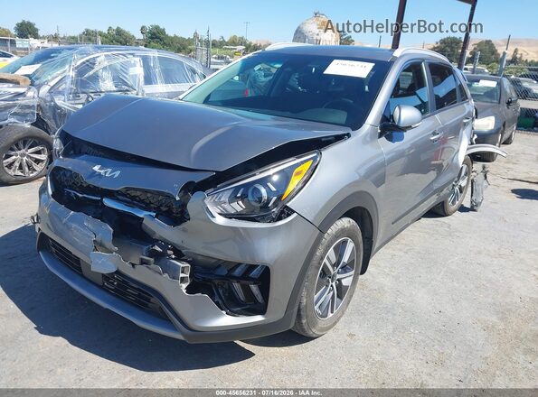 KNDCE3LC4N5490782 2022 KIA NIRO Серый Передняя левая четверть
