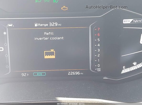 KNDCE3LC4N5490782 2022 KIA NIRO Серый 