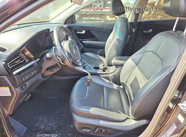 KNDCE3LC5L5414744 2020 KIA NIRO Black წინა სალონის ხედი