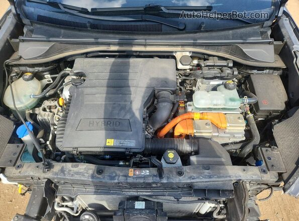 KNDCE3LC5L5414744 2020 KIA NIRO Black ძრავის განყოფილების ხედი