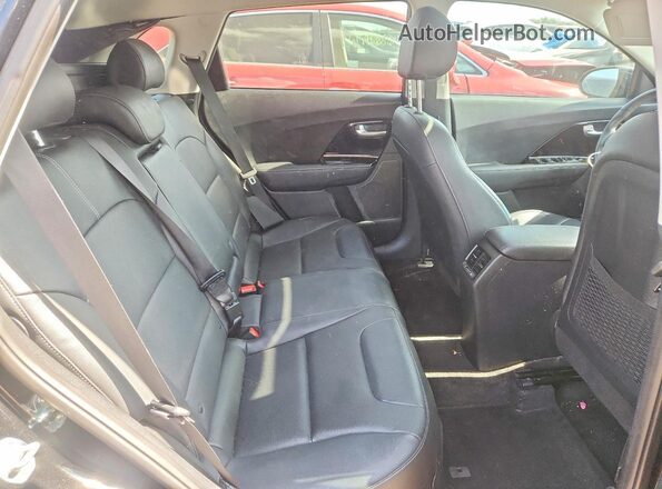 KNDCE3LC5L5414744 2020 KIA NIRO Black უკანა სალონის ხედი