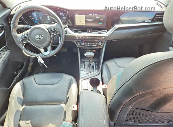KNDCE3LC5L5414744 2020 KIA NIRO Black წინა პანელის ხედი