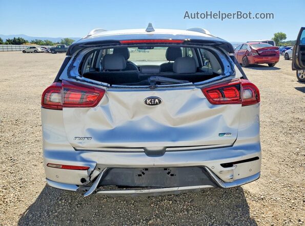 KNDCE3LC6J5126664 2018 KIA NIRO Серебряный Вид сзади