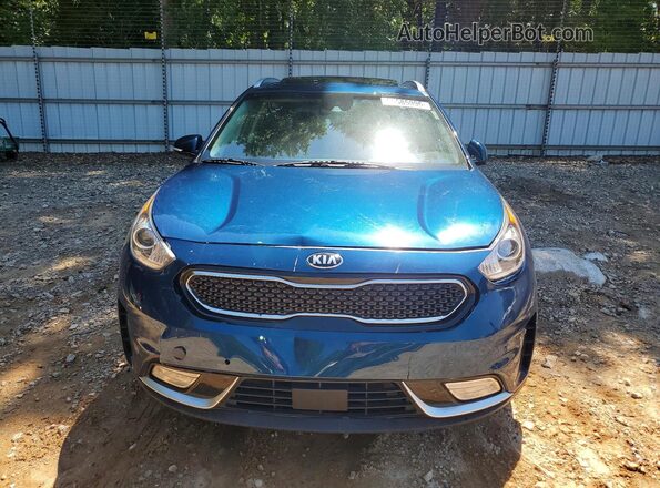 KNDCE3LC6J5184225 2018 KIA NIRO Blue Widok z przodu