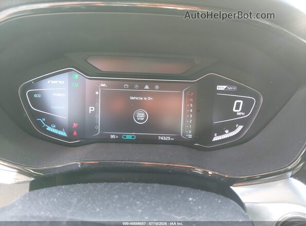 KNDCE3LC6L5444156 2020 KIA NIRO Blue Հետևի նստատեղերի տեսք