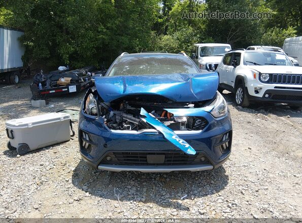 KNDCE3LC6N5516833 2022 KIA NIRO Синий Вид задней части салона