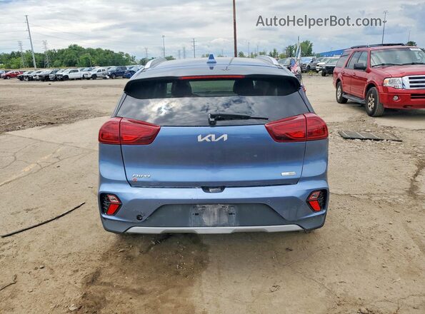 KNDCE3LC6N5522115 2022 KIA NIRO Синий Вид сзади