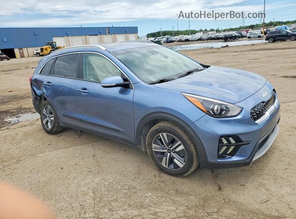 KNDCE3LC6N5522115 2022 KIA NIRO Синий Передняя правая четверть
