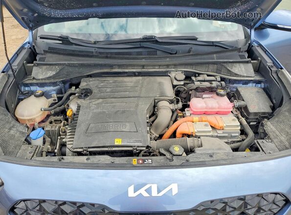 KNDCE3LC6N5522115 2022 KIA NIRO Синий Вид подкапотного пространства