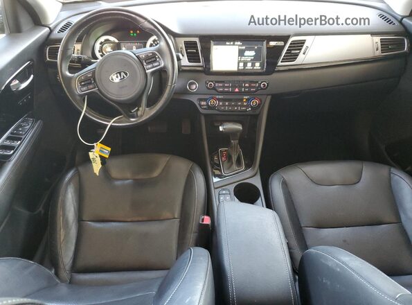 KNDCE3LC7H5049863 2017 KIA NIRO Черный Вид панели приборов