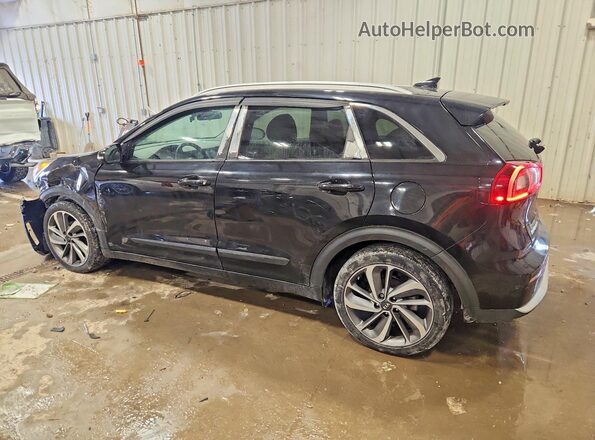 KNDCE3LC8H5044686 2017 KIA NIRO Черный Задняя левая четверть