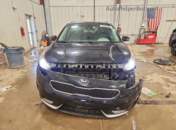 KNDCE3LC8H5044686 2017 KIA NIRO Черный Вид спереди