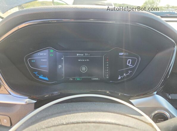 KNDCE3LC8L5364812 2020 KIA NIRO Blue Widok zestawu wskaźników