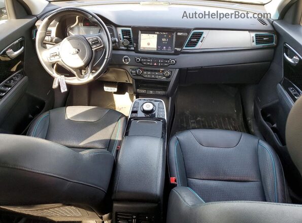 KNDCE3LG2K5017512 2019 KIA NIRO Серебряный Вид панели приборов