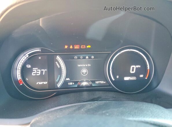 KNDCE3LG3K5019043 2019 KIA NIRO Серый Вид щитка приборов