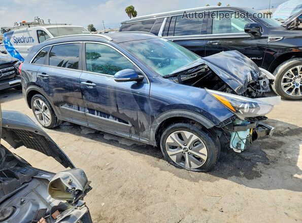 KNDCE3LG3L5081396 2020 KIA NIRO Blue Delantero derecho
