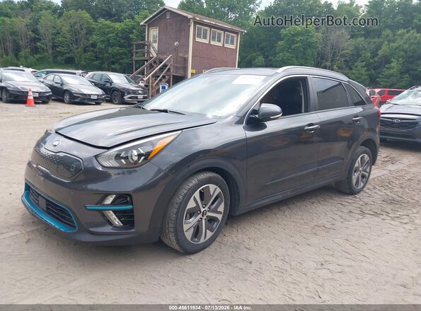KNDCE3LG4L5064042 2020 KIA NIRO EV Gray წინა მარცხენა ხედი სამი მეოთხედიდან
