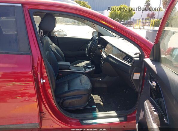 KNDCE3LG5L5052952 2020 KIA NIRO EV Red წინა სალონის ხედი