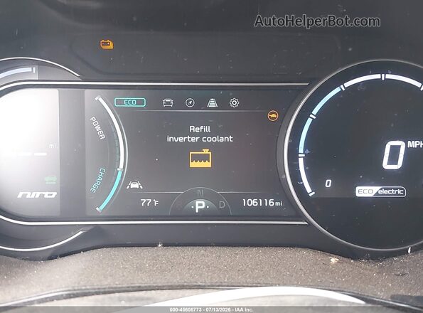 KNDCE3LG5L5064101 2020 KIA NIRO EV Gray 