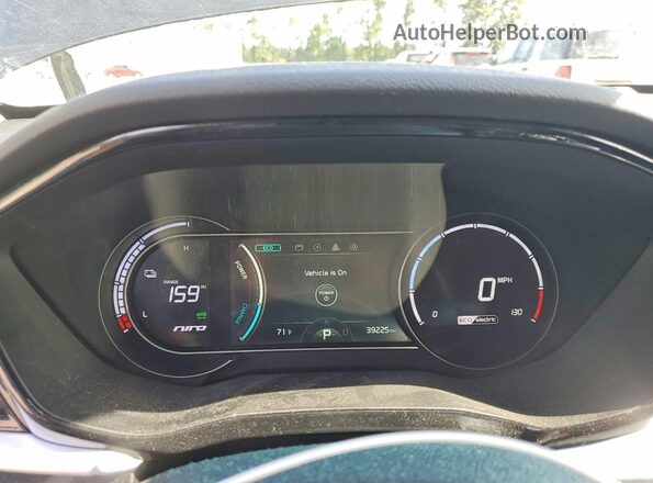 KNDCE3LG6N5132604 2022 KIA NIRO Черный Вид щитка приборов