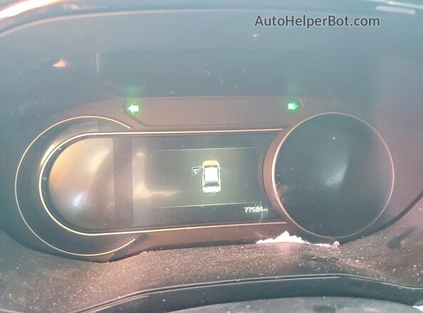 KNDCE3LG6N5145997 2022 KIA NIRO Черный Вид щитка приборов