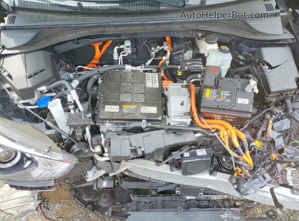 KNDCE3LG7N5156166 2022 KIA NIRO Черный Вид подкапотного пространства