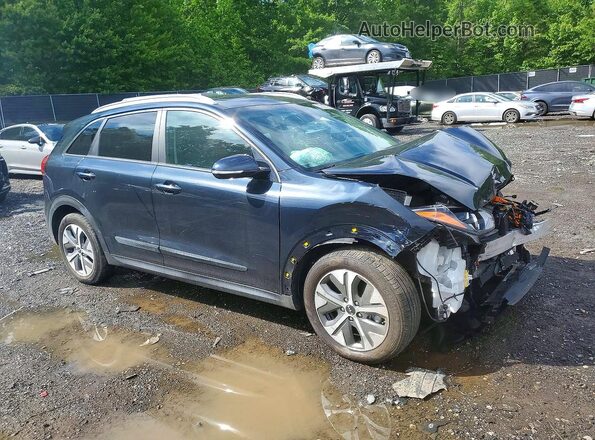 KNDCE3LG7N5156166 2022 KIA NIRO Черный Передняя правая четверть