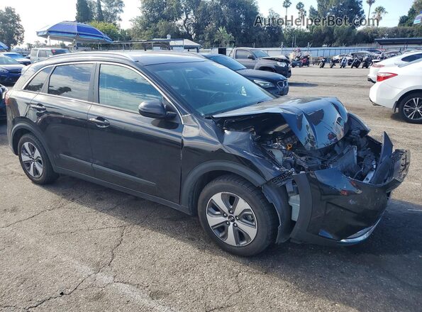 KNDCM3LD1J5190347 2018 KIA NIRO Black Front right