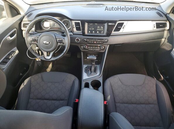 KNDCM3LD1J5190347 2018 KIA NIRO Black Dashboard view