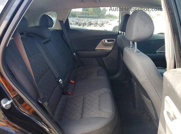 KNDCM3LD1J5190347 2018 KIA NIRO Black Rear seats view