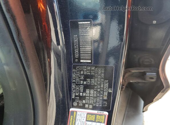 KNDCM3LD5J5136274 2018 KIA NIRO Blue ძრავის განყოფილების ხედი