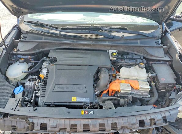 KNDCM3LD5J5136274 2018 KIA NIRO Blue უკანა სალონის ხედი