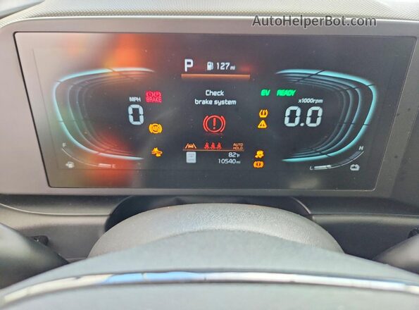 KNDCP3LE0T5319312 2026 KIA NIRO Gray Вид щитка приладів