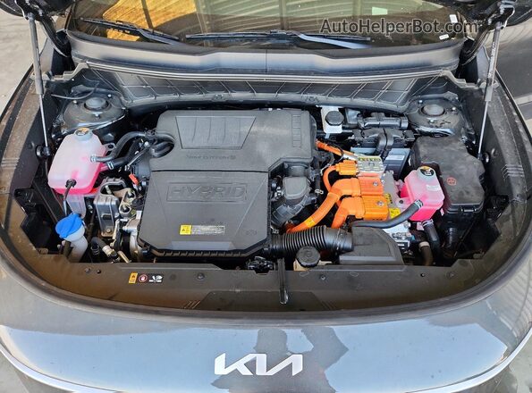 KNDCP3LE1T5340587 2026 KIA NIRO Gray Rear interior view